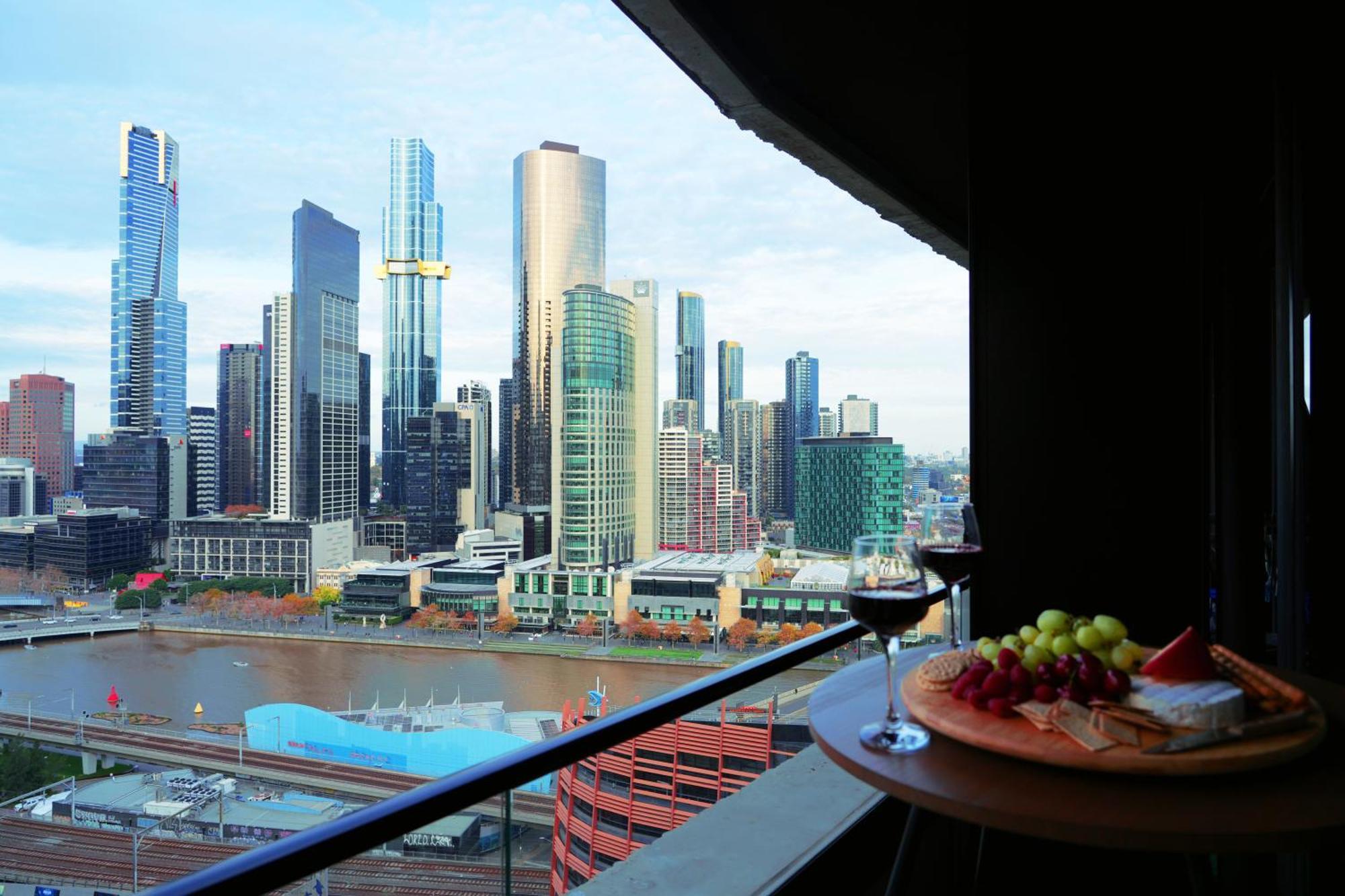 Aura On Flinders Serviced Apartments Melbourne Dış mekan fotoğraf